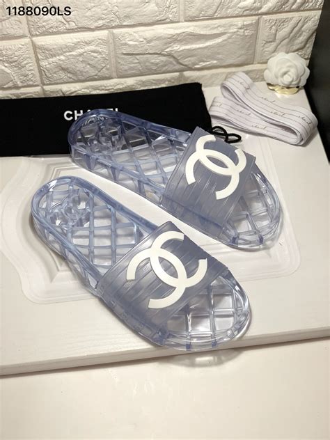 chanel sandals size 41|chanel transparent sandals.